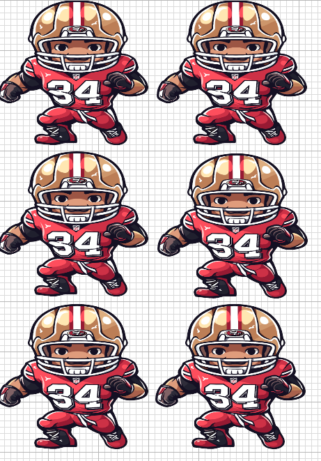 49ers player sticker