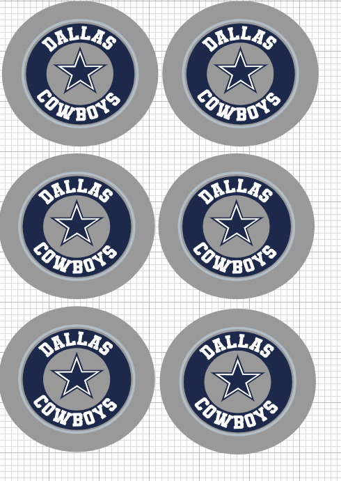 cowboys logo sticker
